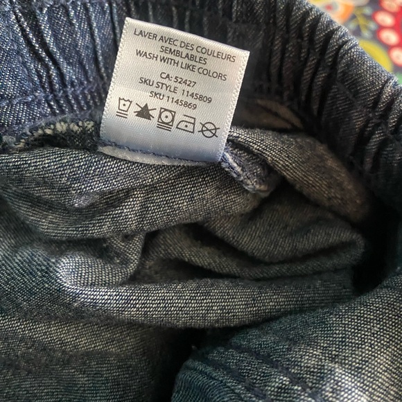 Relaxed Fit “Denim Style” Elastic Waistband Capri Petite XXL - Picture 6 of 7